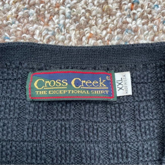 VTG 90s Wake Forest Football Jeep Aloha Bowl Christmas Cardigan Sweater Vest 2XL - Picture 4 of 8